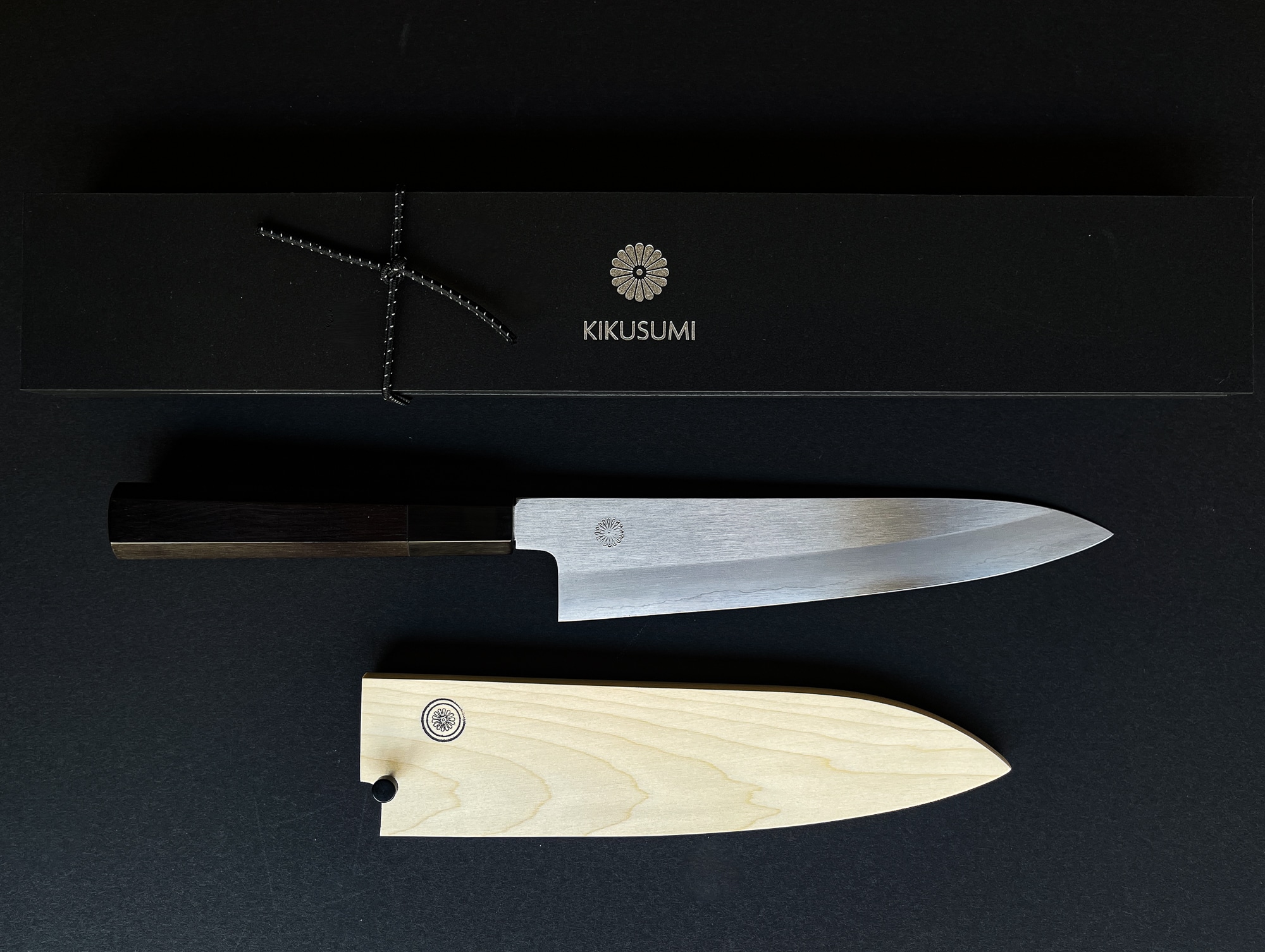 Kikusumi SILVER GHOST 2 Steak Knife Set – Ebony Wa Handle Japanese G3 Steel  Hongasumi - Kikusumi Knife SHOP